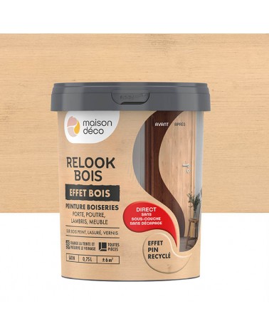 Peinture Relook Bois Effet Bois - Satin