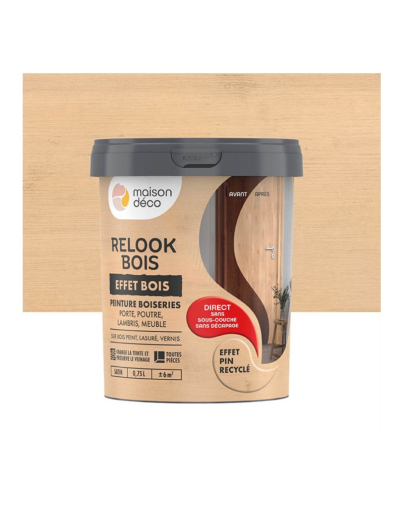 Peinture Relook Bois Effet Bois - Satin
