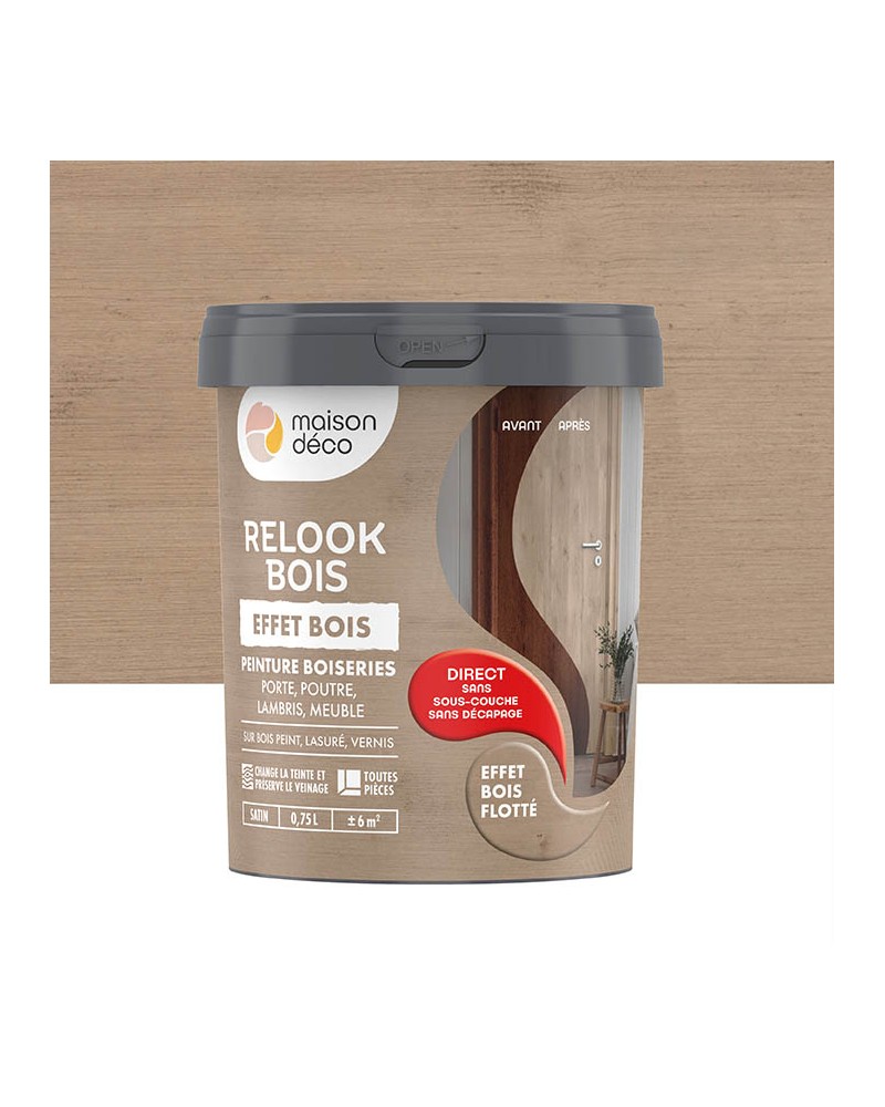 Peinture Relook Bois Effet Bois - Satin