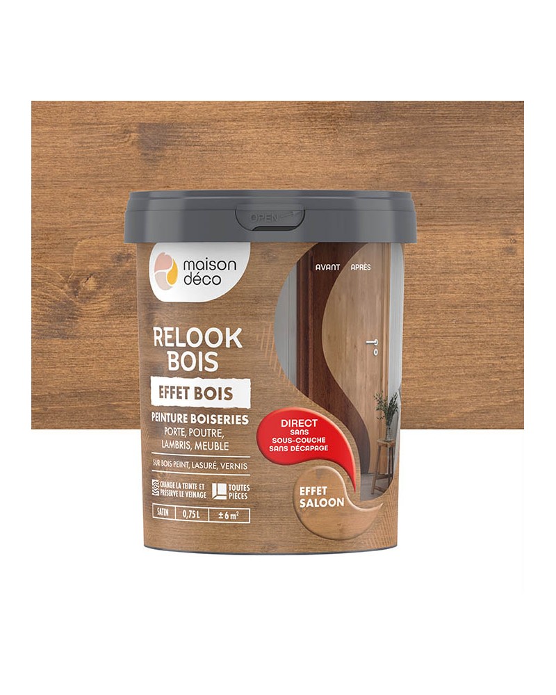 Peinture Relook Bois Effet Bois - Satin