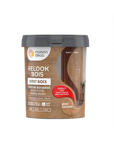 Peinture Relook Bois Effet Bois - Satin