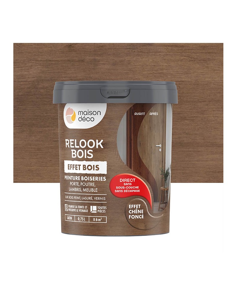 Peinture Relook Bois Effet Bois - Satin