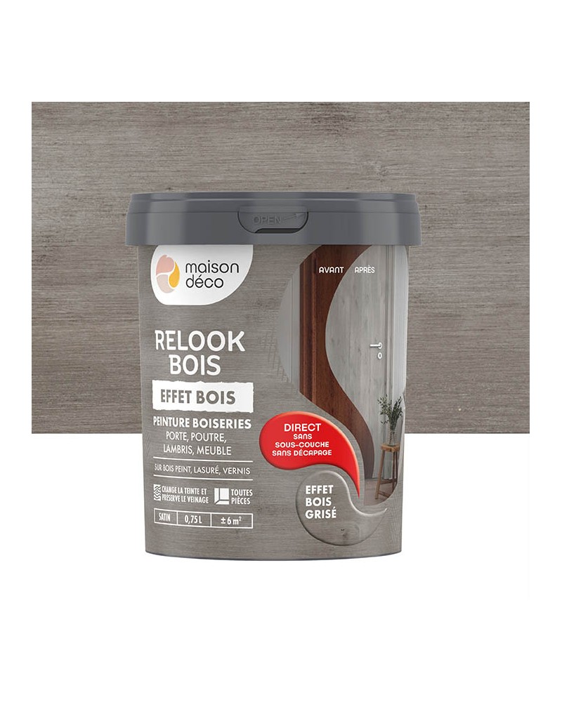 Peinture Relook Bois Effet Bois - Satin