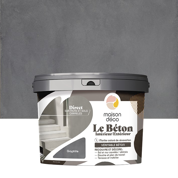 Enduit Le Béton - Aspect Mat - Graphite