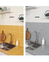 Effet Granit - Enduit de rénovation - Gris clair