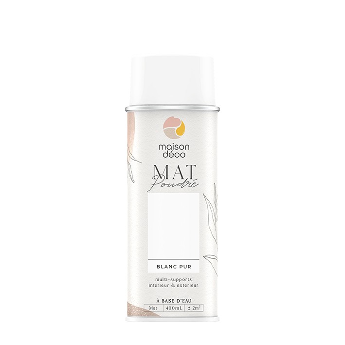 Peinture Mat poudrés - Aspect mat - Blanc pur
