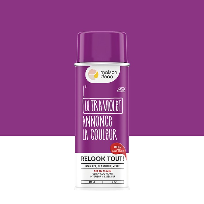 Relook Tout aérosol - Laqué - Laqué : ultra-violet