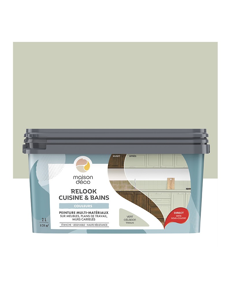  Peinture multi-matériaux  - Relook Cuisine et Bains  - Les couleurs