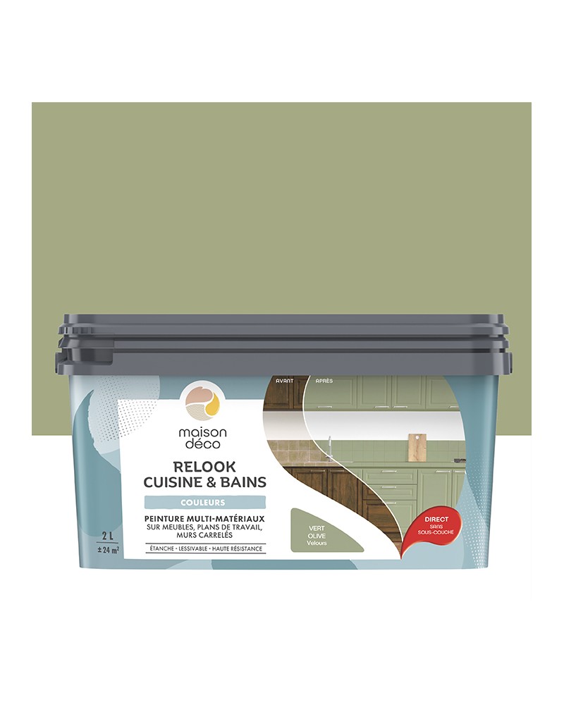  Peinture multi-matériaux  - Relook Cuisine et Bains  - Les couleurs