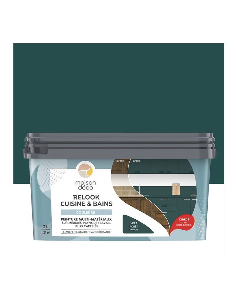  Peinture multi-matériaux  - Relook Cuisine et Bains  - Les couleurs