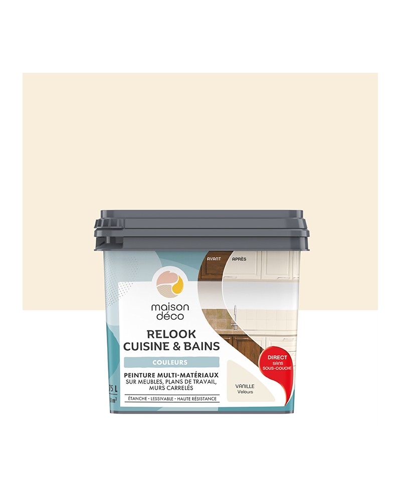  Peinture multi-matériaux  - Relook Cuisine et Bains  - Les couleurs
