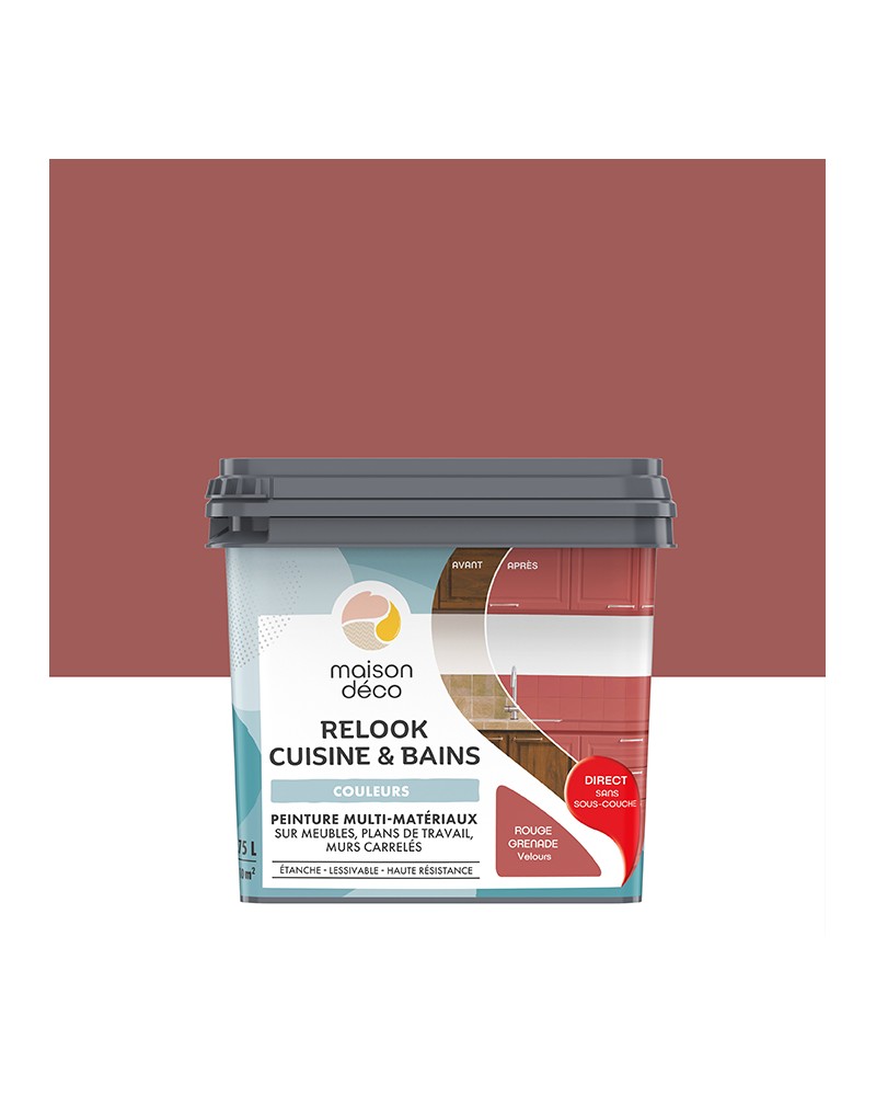  Peinture multi-matériaux  - Relook Cuisine et Bains  - Les couleurs
