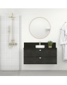  Peinture  - Relook Cuisine et Bains  -  Effet bois - Bois Brûlé