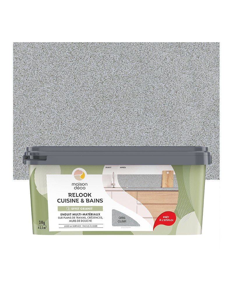  Enduit  - Relook Cuisine et Bains  -  Effet Granit