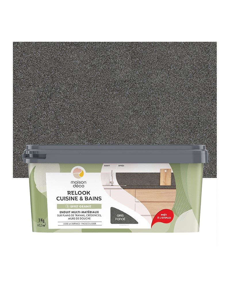  Enduit  - Relook Cuisine et Bains  -  Effet Granit