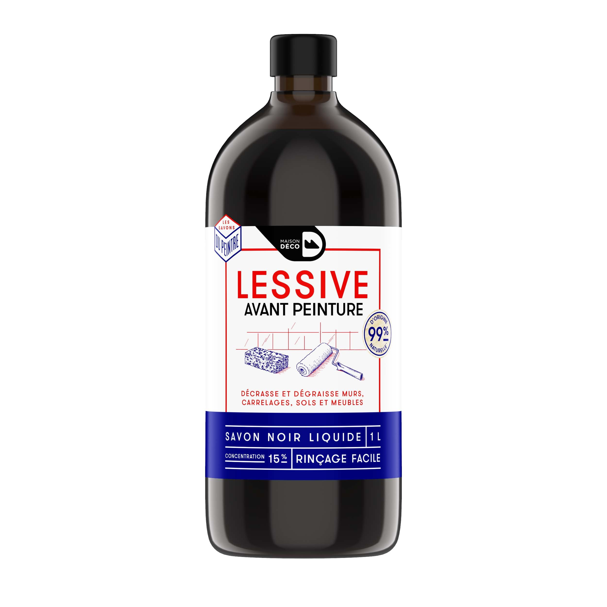 Lessive liquide avant peinture