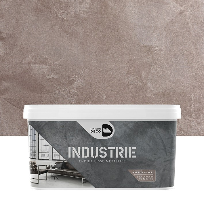 Enduit Industrie - métallisé - Marron Glacé