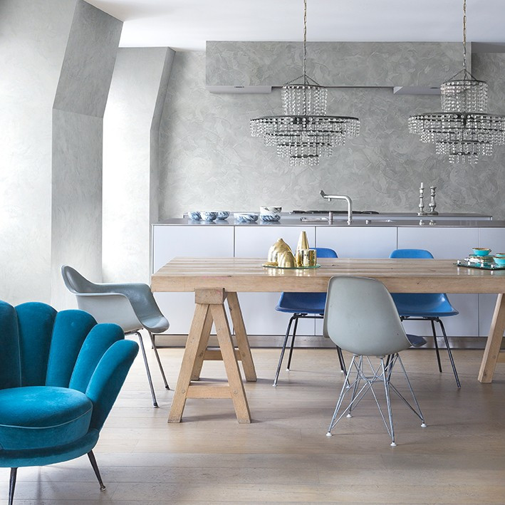 Apportez noblesse et sophistication avec l'enduit Ã  base de chaux Le stuc. - Gris de Seravezza