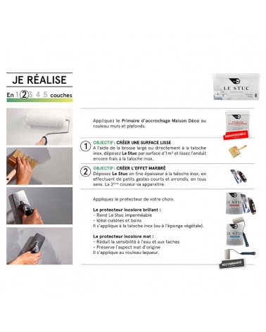 Le Stuc - enduit effet marbré