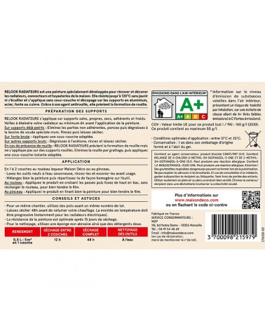 Peinture Relook Radiateurs - Aspect Satin