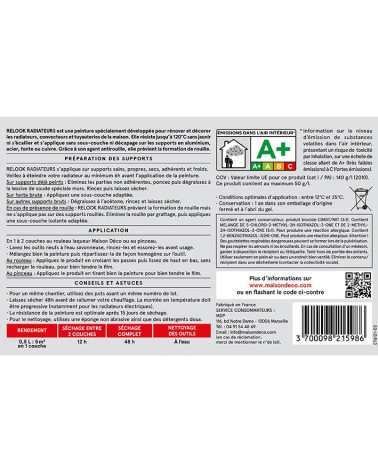 Peinture Relook Radiateurs - Aspect Satin