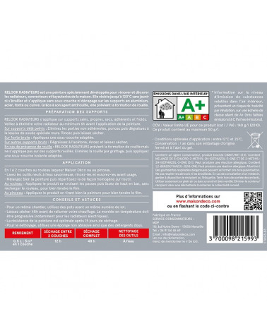 Peinture Relook Radiateurs - Aspect Satin