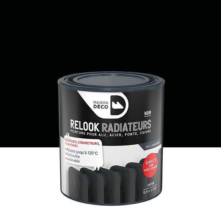 Relook Radiateurs Peinture Noir, Peinture radiateurs