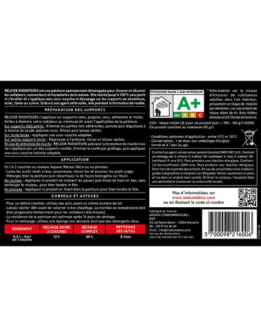 Peinture Relook Radiateurs - Aspect Satin
