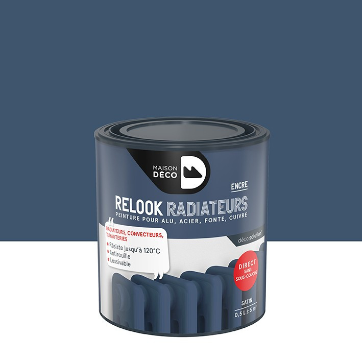 Peinture Relook Radiateurs - Aspect Satin - Encre
