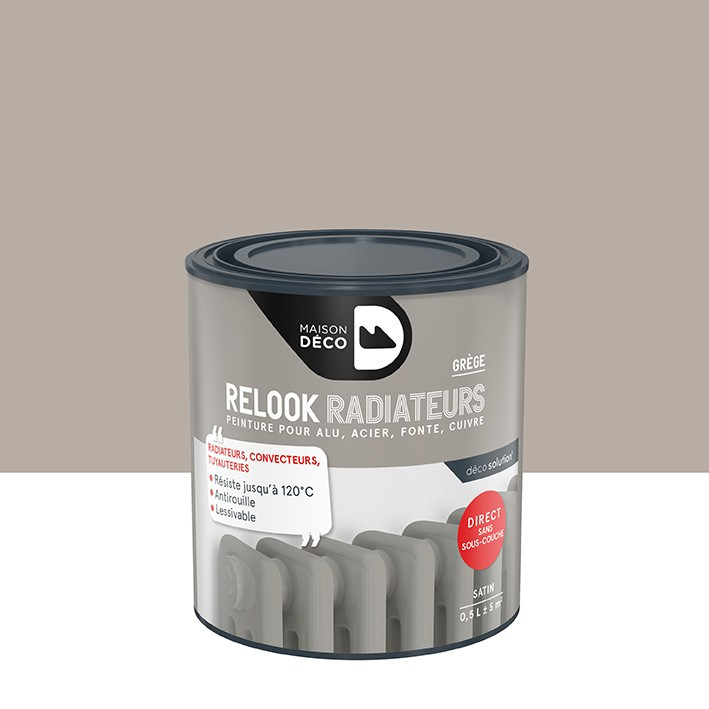 Peinture Relook Radiateurs - Aspect Satin - Grège