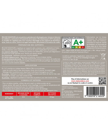 Peinture Relook Radiateurs - Aspect Satin