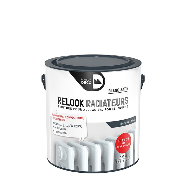 Peinture Relook Radiateurs - Aspect Satin - Blanc
