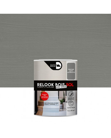 Peinture Relook Bois Sol - Aspect Mat