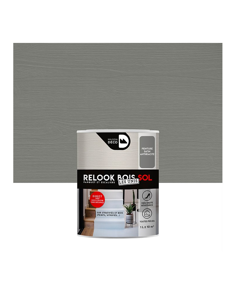 Peinture Relook Bois Sol - Aspect Mat