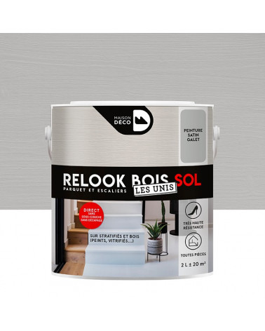 Peinture Relook Bois Sol - Aspect Mat