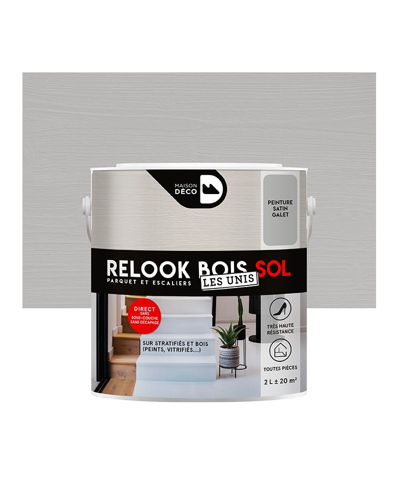 Peinture Relook Bois Sol - Aspect Mat