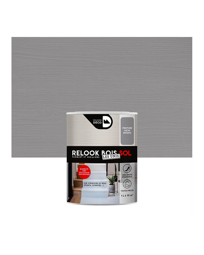 Peinture Relook Bois Sol - Aspect Mat