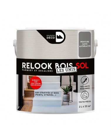 Peinture Relook Bois Sol - Aspect Mat