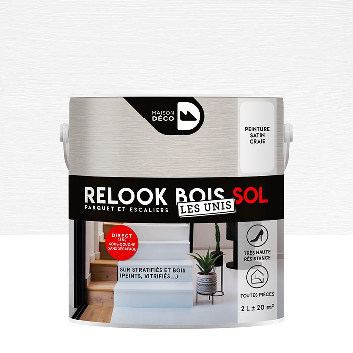Peinture Relook Bois Sol - Aspect Mat - CRAIE	