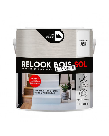 Peinture Relook Bois Sol - Aspect Mat