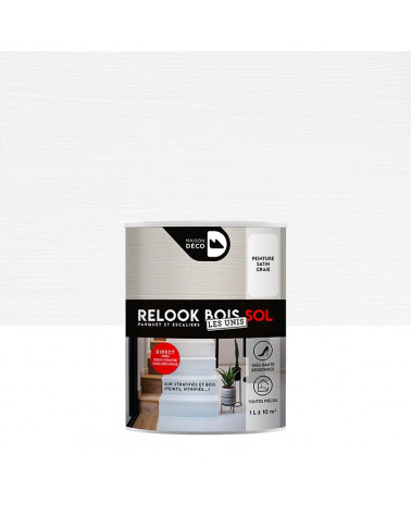 Peinture Relook Bois Sol - Aspect Mat