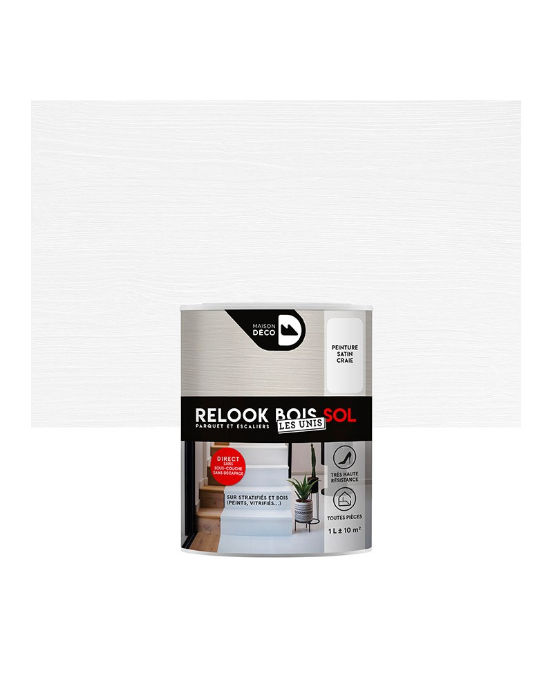 Peinture Relook Bois Sol - Aspect Mat