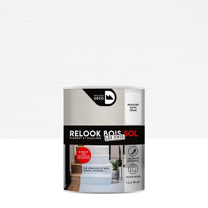 Peinture Relook Bois Sol - Aspect Mat - CRAIE	
