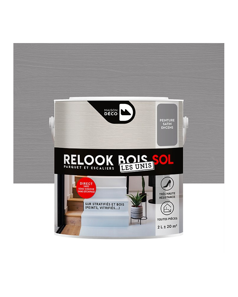 Peinture Relook Bois Sol - Aspect Mat