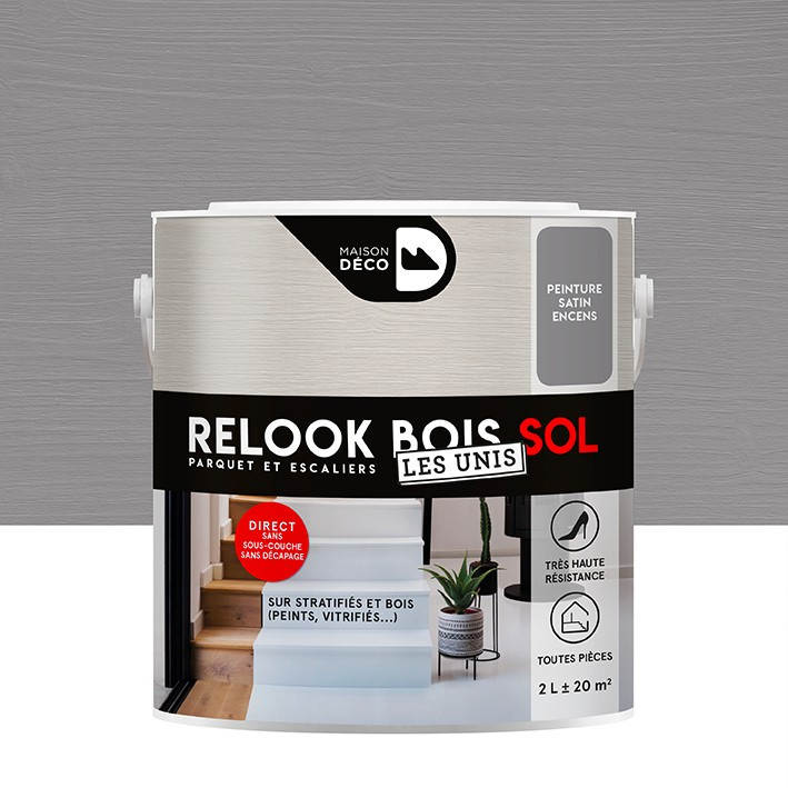 Peinture Relook Bois Sol - Aspect Mat - ENCENS	