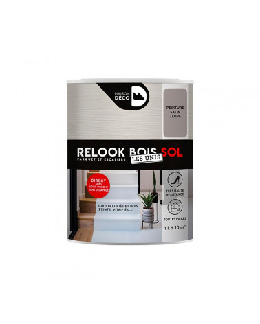 Peinture Relook Bois Sol - Aspect Mat