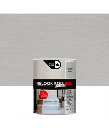 Peinture Relook Bois Sol - Aspect Mat