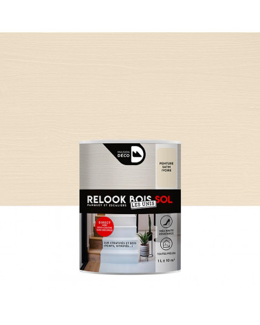 Peinture Relook Bois Sol - Aspect Mat