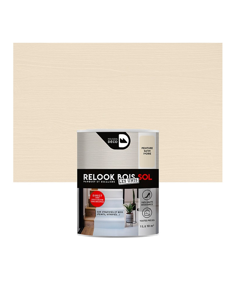 Peinture Relook Bois Sol - Aspect Mat