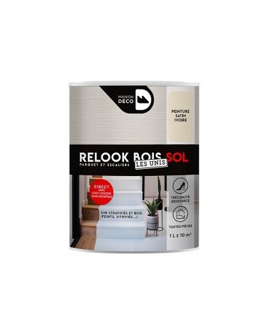 Peinture Relook Bois Sol - Aspect Mat